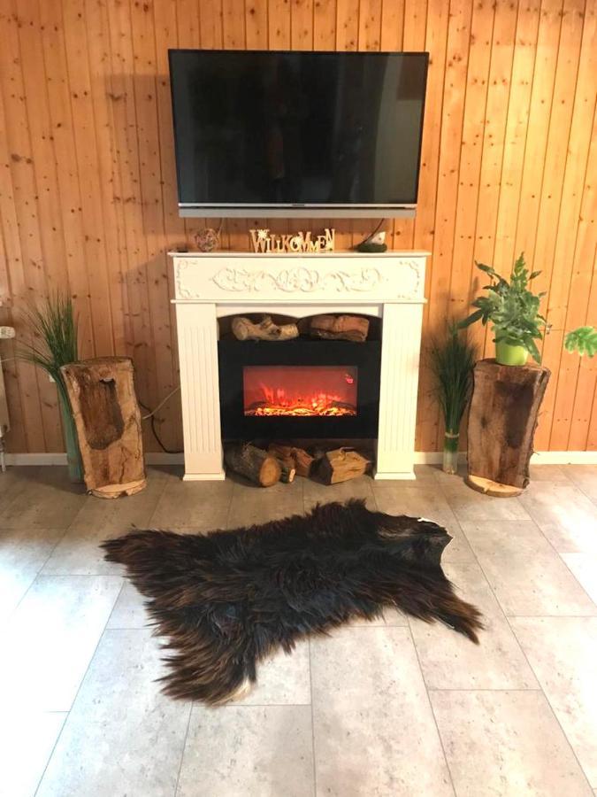 Kranich-Holzferienhaus 'Kleine Auszeit' Rehden Ngoại thất bức ảnh